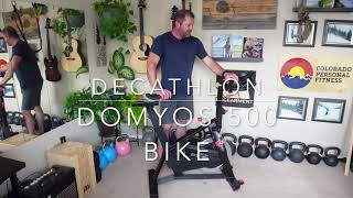 Decathlon Domyos 500 Spin Bike  Indoor Fitness Exercise Bike [upl. by Charry]