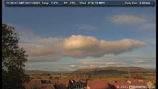 4 November 2021  Lochgelly WeatherCam Timelapse [upl. by Adel]