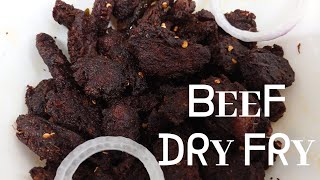 HOW TO MAKE BEEF DRY FRYBDF RECIPEMALAYALAM [upl. by Anilak]