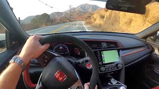 2020 Honda Civic Type R Touring  POV Test Drive Binaural Audio [upl. by Arraeis389]