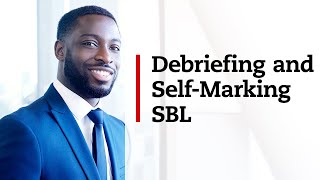 Better Debriefing and Selfmarking SBL [upl. by Okiron758]