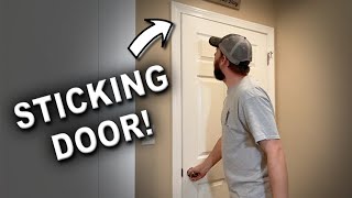 How to Fix a Sticking Door [upl. by Marge]