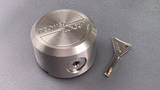 951 Proven Industries NEW Disc Detainer Puck Lock Picked [upl. by Ahsimed]