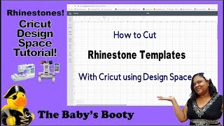 How to Cut a Rhinestone Template with Cricut Design Space [upl. by Eppillihp]