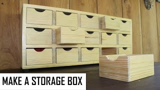 How to Make an Organizer Box  Screw Storage DIY [upl. by Besnard875]