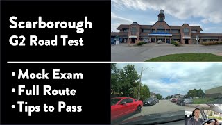 ScarboroughPort Union G2 Road Test  Full Route amp Tips on How to Pass Your Driving Test [upl. by Joed]