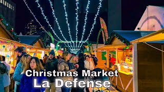 La Défense Marché de Noël 2023  Largest Christmas Market in Île de France Near Paris France [upl. by Benyamin]