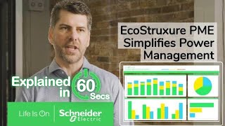 EcoStruxure Power Monitoring Expert in 60 Seconds  Schneider Electric [upl. by Yenffad394]