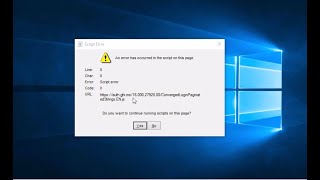 How to Fix OneDrive Startup Java Script Error on Windows 10 [upl. by Now776]