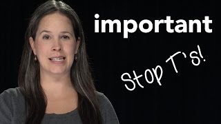 How to Pronounce IMPORTANT  American English [upl. by Allecsirp]