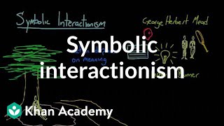 Symbolic interactionism  Society and Culture  MCAT  Khan Academy [upl. by Atil762]