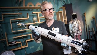 Adam Savage Builds the LEGO NASA Apollo Saturn V [upl. by Nahtannoj878]