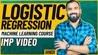 Logistic Regression Explained in Hindi [upl. by Omrelliug]