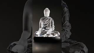 Crystal Buddha  stone of clarity for peace happiness and meditation [upl. by Anaidiriv160]