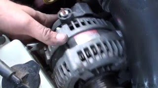 Toyota Tundra alternator replacement 47 and 57 [upl. by Gonagle715]