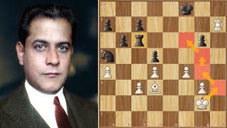 Timeless Chess Lesson by Capablanca [upl. by Geddes]