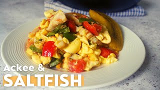 How to make Ackee and Saltfish  Jamaican ackee and saltfish [upl. by Boycey]