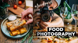 10 FOOD Photography TIPS From beginner to advanced  Behind the scene [upl. by Ytinav]