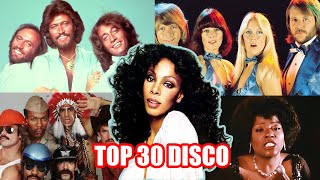 Top 30 mejores canciones de la Música DISCO de los 70 y 80 [upl. by Tijnar]