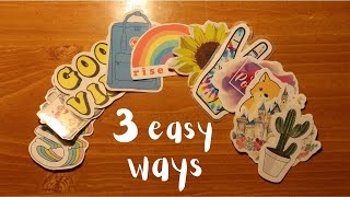 How To Make AESTHETIC Stickers AT HOME  DIY [upl. by Norrab259]