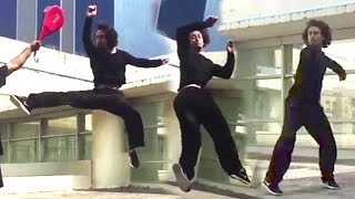 Tiger Shroff and Hrithik Roshan Crazy Dance Performance at War Movie Promotion  Mind Blowing Step [upl. by Ma438]