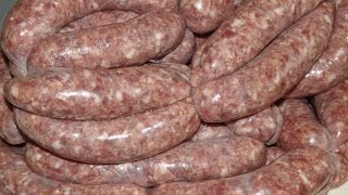 How To Make Sausages Venison And Red WineTheScottReaProject [upl. by Niveek]