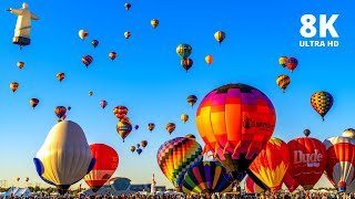 Albuquerque Balloon Fiesta  8K Ultra HD Timelapse [upl. by Vincenz]