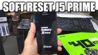 How to Reset Samsung Galaxy J5 Prime  Soft Reset [upl. by Davies]