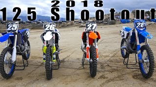 2018 125 2 Stroke Shootout  Dirt Bike Magazine [upl. by Sher]