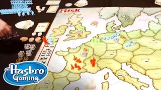 How to Play Risk Europe  Hasbro Gaming [upl. by Nylireg646]