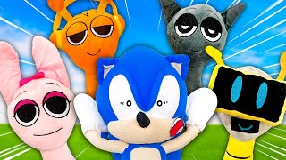 Sonic Meets SPRUNKI  Sonic and Friends [upl. by Yadsnil]