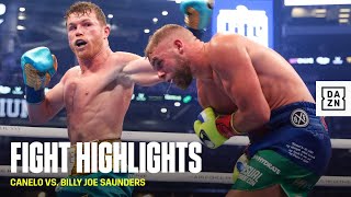 HIGHLIGHTS  Canelo Alvarez vs Billy Joe Saunders [upl. by Ihp]