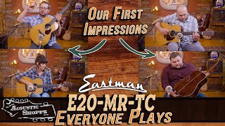 Everyone Plays The NEW Eastman E20MRTC  Staff First Impressions [upl. by Nylatsirk978]