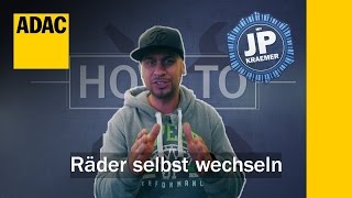 Reifen selbst wechseln  HowTo mit JP Kraemer  ADAC [upl. by Vokaay]