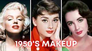 1950s OLD HOLLYWOOD GLAM Makeup Tutorial  3 Iconic Makeup Looks [upl. by Held]