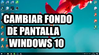 Como Cambiar Fondo de Pantalla en PC Windows 10  TEMAS Y FONDOS [upl. by Lifton]