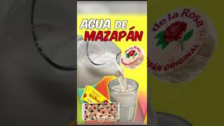 Como hacer agua de mazapán [upl. by Aitahs390]