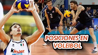 DISTINTAS POSICIONES EN VOLEIBOL 🏐 [upl. by Oilegor]