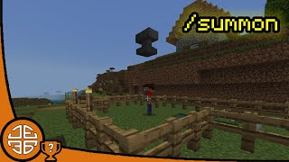 How To Use summon Command In Minecraft Bedrock [upl. by Atisusej]