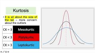 Using Microsoft Excel to Calculate Skewness amp Kurtosis [upl. by Dloreg326]