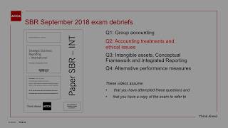 SBR September 2018 debrief question 2 [upl. by Blas]