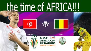 ⚽ Tunisia vs Mali ⚽  CAF AFCon cup 20012024 [upl. by Akila]