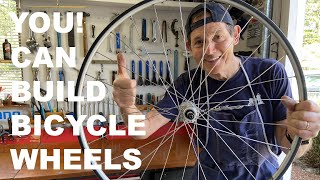 How To Build Bicycle Wheels THE EASY WAY bikerepair [upl. by Beaufort]