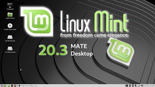 Linux Mint 203 Mate Desktop 2022 [upl. by Yerd]