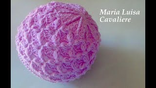 Cappello punto fiocchetti alluncinetto tutorial [upl. by Aisayn]