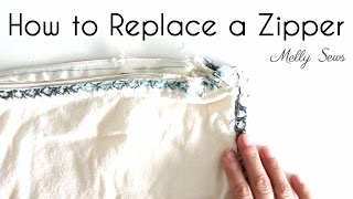 How to Replace a Zipper [upl. by Issej]