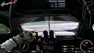 Pagani Huayra R  Monza Onboard Damp Track [upl. by Yard]