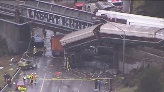 Deadly Amtrak train derails in Washington state [upl. by Tory]