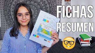 CÓMO HACER FICHAS RESUMEN Y SER EFICAZ ESTUDIANDO [upl. by Iveel]