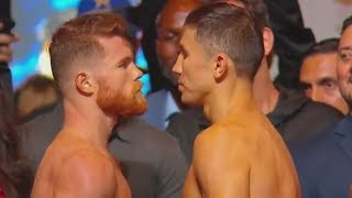 FULL Canelo Alvarez vs Gennady Golovkin WeighIn  ESPN [upl. by Jemmy873]